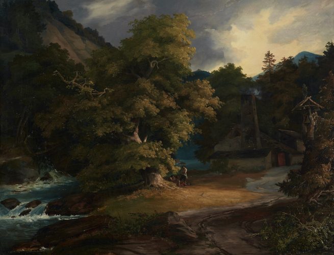 Johann Wilhelm Schirmer_Waldlandschaft mit Eisenhütte © MKK, Jürgen Spiler