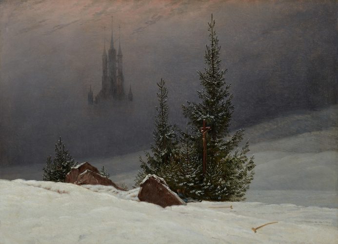 Caspar David Friedrich_Winterlandschaft mit Kirche © MKK, Jürgen Spiler
